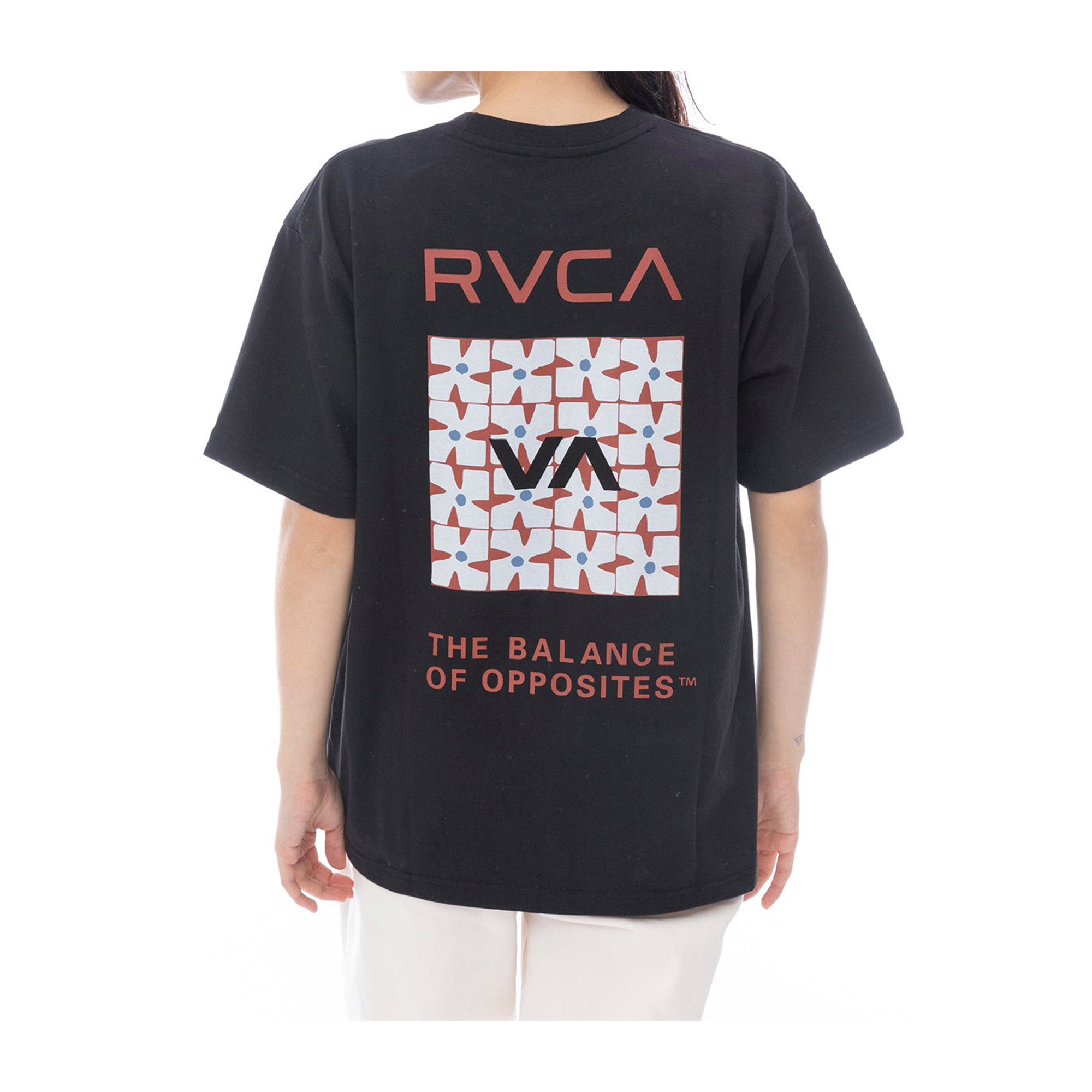 RVCA☆Spread Out Short Sleeve Tee 蝶プリント 半袖 Tシャツ RVCA ルーカ 半袖Tシャツ レディース ロゴTシャツ BF043211