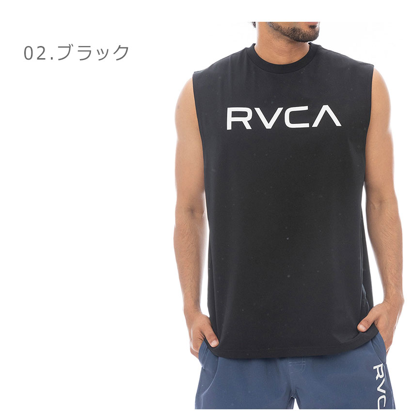 RVCA ルーカ スカル柄 クール デザイン タンクトップ ブラック 黒 L RVCA タンクトップ メンズ 「AZUL」 BLACK BOX TANK 「2024年夏