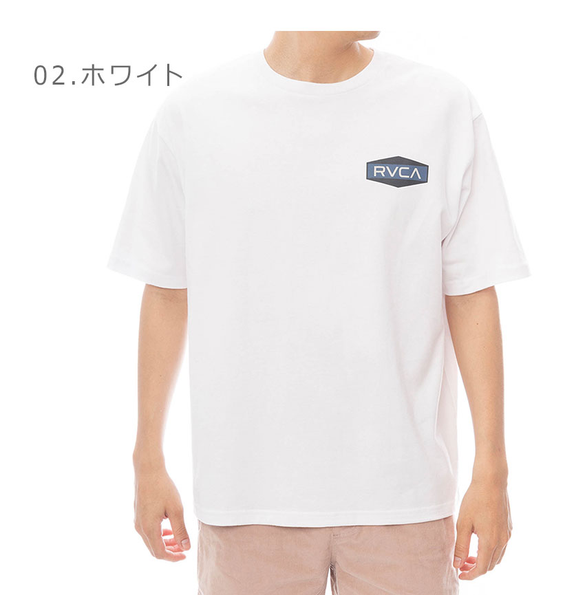 RVCA ルーカ 半袖Tシャツ メンズ BF041252 グレー ホワイト 白