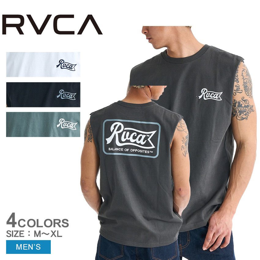 RVCA（ルーカ） （ネコポス配送） タンクトップ メンズ PEN SCRIPT TT