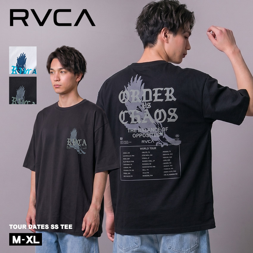 RVCA（ルーカ） 半袖Tシャツ メンズ ツアー デート SS Tシャツ RVCA