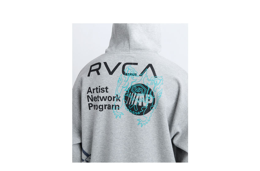 RVCA（ルーカ） パーカー メンズ RVCA BF042025 ブラック 黒 グレー