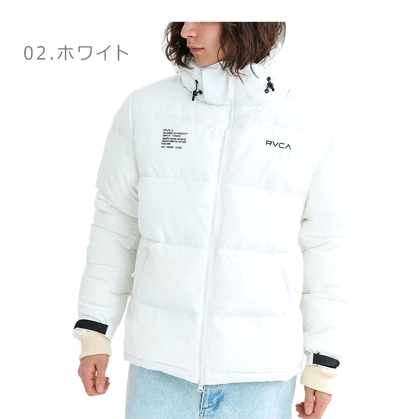RVCA ダウンジャケット 値下げ有り RVCA（ルーカ） 中綿フードジャケット メンズ ダウンジャケット