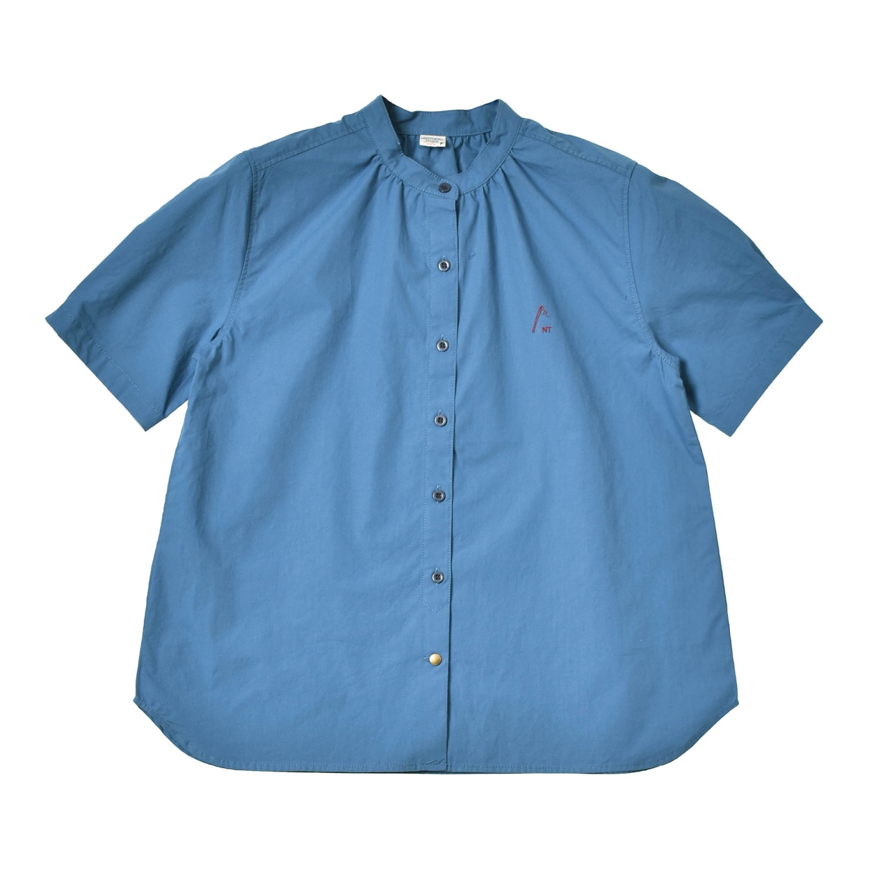 ノーザントラック シャツ レディース バンドカラーギャザーシャツ NORTHERN TRUCK NBMS2082 ブルー 青 ベージュ カーキ トップス｜z-craft｜02