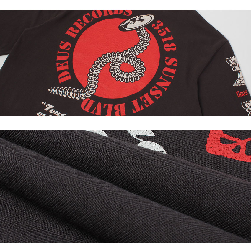 [DeusExMachina]♦Firecracker長袖Tシャツ DeusExMachina]♢Firecracker長袖Tシャツ (Deus Ex Machina/T