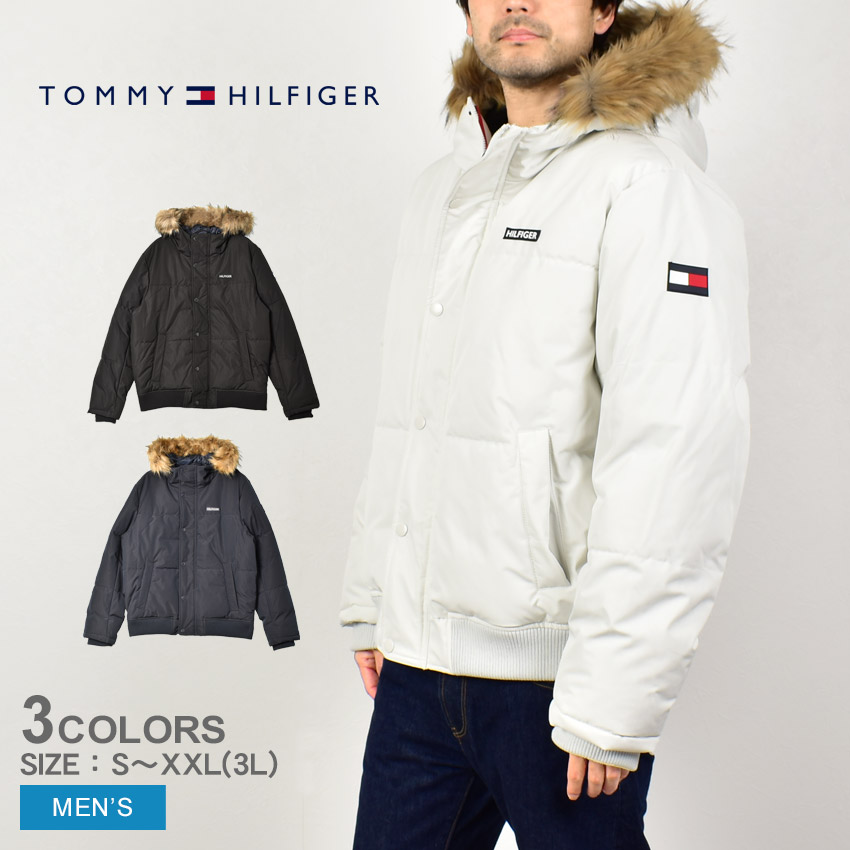 トミーヒルフィガー ジャケット メンズ シュノーケル ボンバー ジャケット TOMMY HILFIGER 152AP858 ブラック 黒 ネイビー 紺  冬