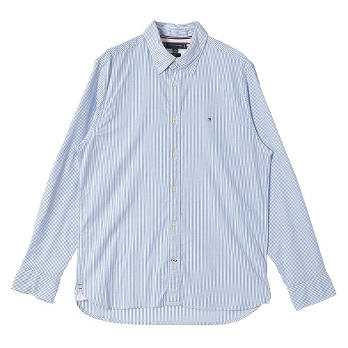 BLAMINK ストライプ長袖カットソー サイズ3 オフホワイト×ネイビー