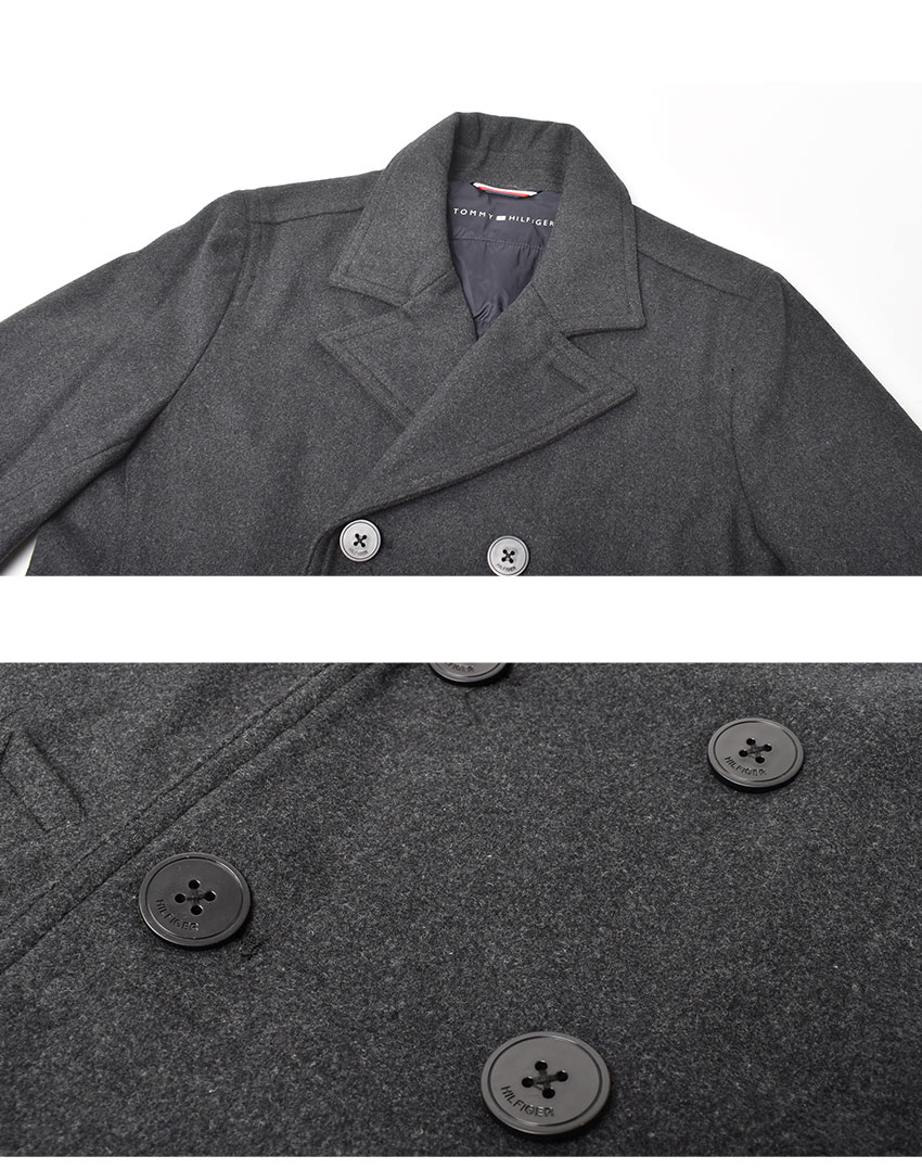 TOMMY HILFIGER トミーヒルフィガー ピーコート メンズ ウール