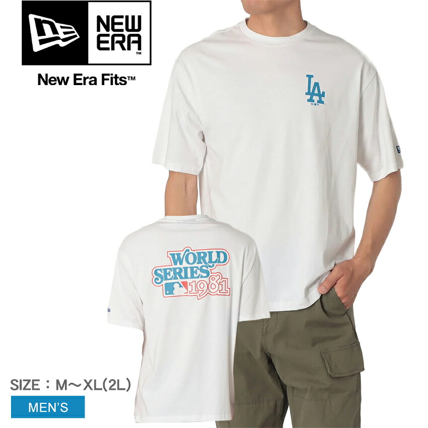 【大特価☆】MサイズMLB 東京開幕戦 Tシャツ ニューエラ 白 ドジャース NEW ERA（ニューエラ） 半袖Tシャツ メンズ MLB WORLD SERIES TEE 半袖