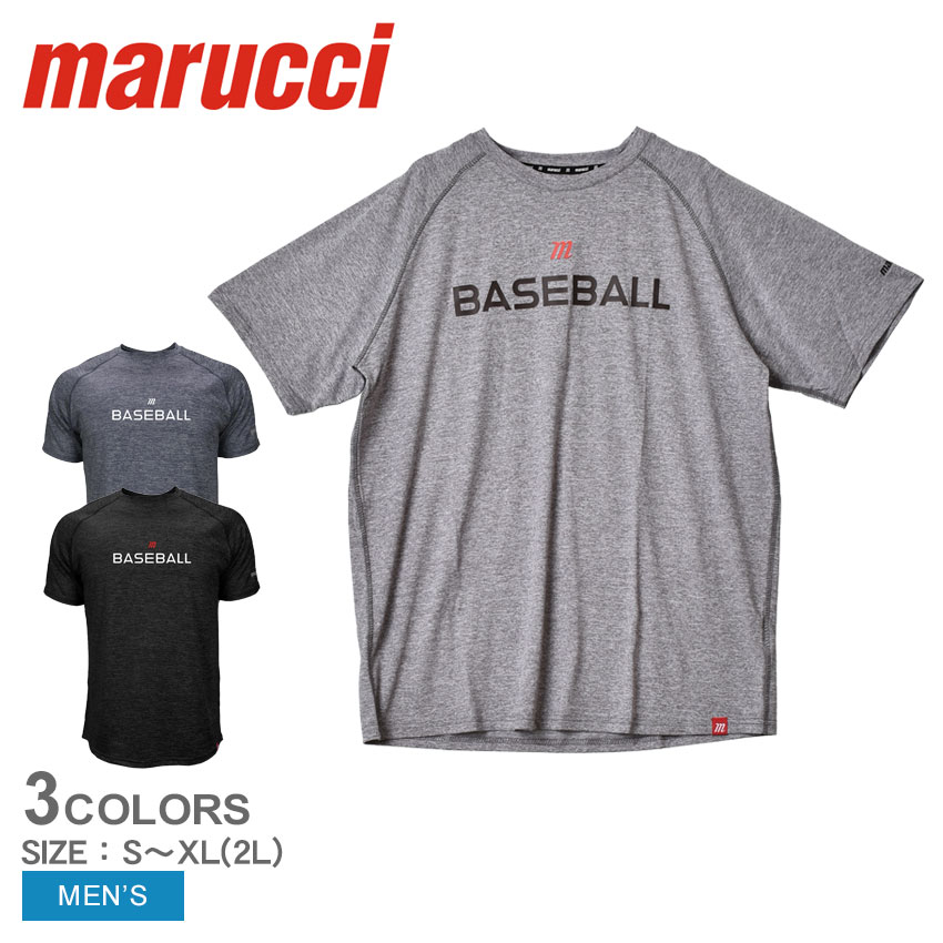 送料無料 マルーチ 半袖Tシャツ メンズ LOGO BASEBALL TEE marucci