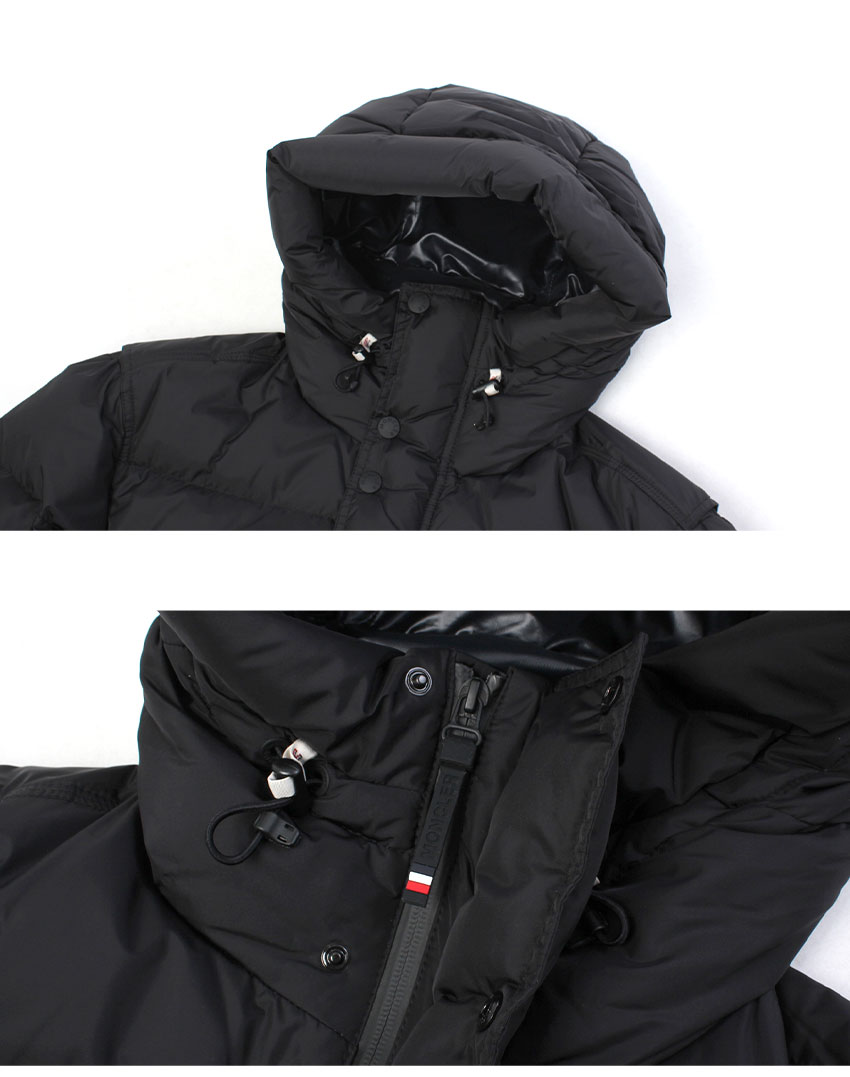 M*o様 モンクレール　Moncler　ジャケット MONCLER (モンクレール) 袖ロゴパッチ ボタン＆ジップ開閉 ショート