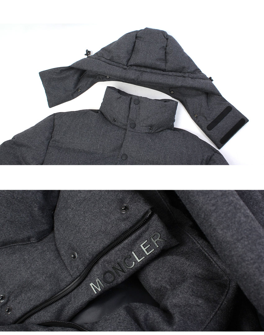 MONCLER ダウン　チャコールグレー 楽天市場】モンクレール ダウンジャケット コート イゾルノ GRENOBLE