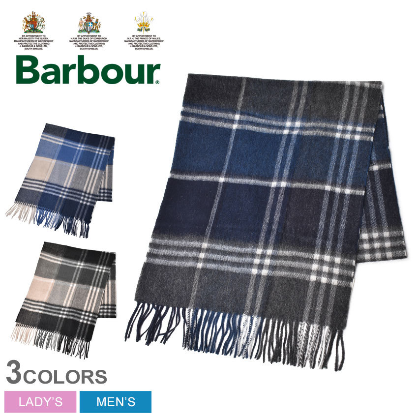バブアー★極美品★ストール★KINDAR CHECK SCARF★フリンジ付き 2622-0085-1.jpg