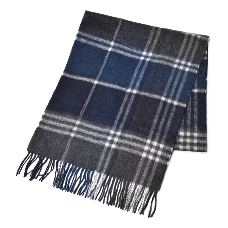 送料無料 バブアー マフラー メンズ レディース KINDAR CHECK SCARF BARBOUR USC0121 ネイビー 紺 青 黒 グレー ストール｜z-craft｜02