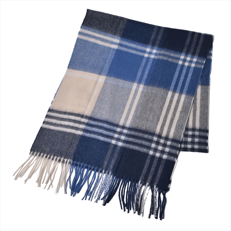 送料無料 バブアー マフラー メンズ レディース KINDAR CHECK SCARF BARBOUR USC0121 ネイビー 紺 青 黒 グレー ストール｜z-craft｜03