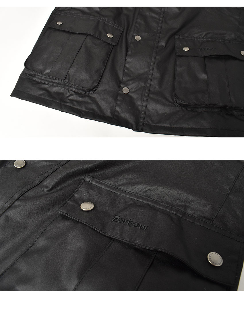 Barbour（バブアー） ジャケット メンズ BARBOUR MWX0337 黒 ブラウン