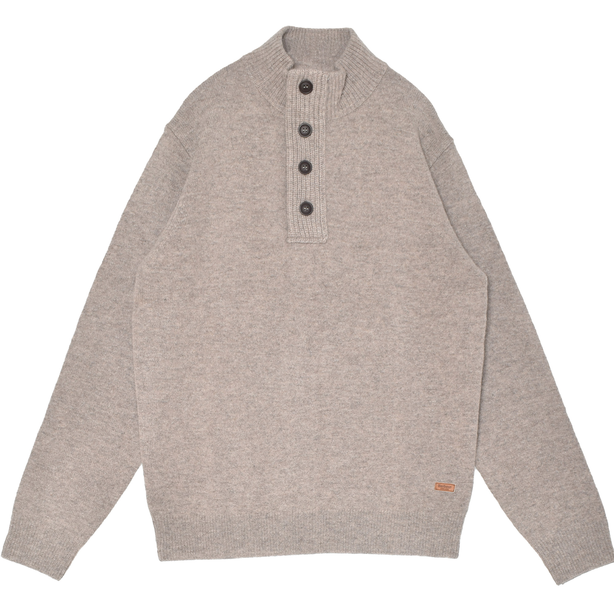 Barbour（バブアー） セーター メンズ エッセンシャル パッチ ハーフ