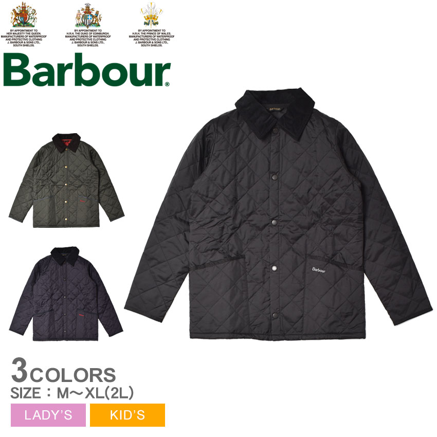 バブアー ジャケット レディース キッズ ジュニア 子供 リデスデイル キルティングジャケット BARBOUR CQU0047 ブラック 黒 ネイビー  紺 赤