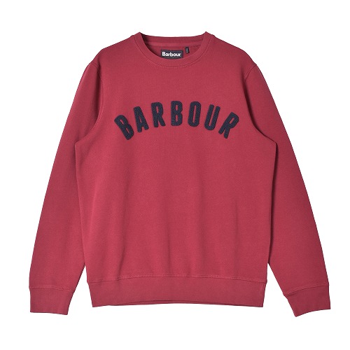 【関税 送料無料】BARBOUR BEACON ロゴ スウェット Barbour バブアー スウェット メンズ PREP LOGO CREW BARBOUR