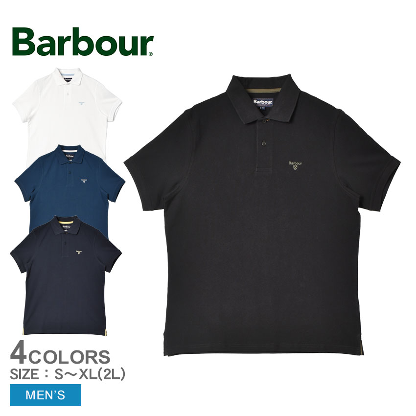 Barbour バブアー 半袖ポロシャツ メンズ LIGHTWEIGHT SPORT