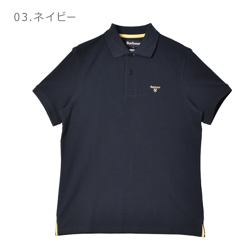 Barbour バブアー 半袖ポロシャツ メンズ LIGHTWEIGHT SPORT