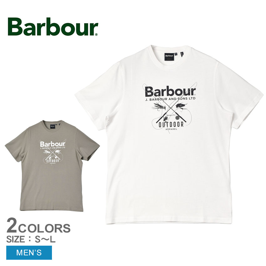 Tシャツ・カットソー BARBOUR Men T Shirts MTS1448MTS White 2622-0145-1.jpg