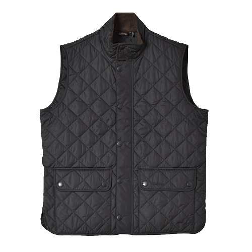 Barbour ベスト 黒 Barbour バブアー キルティングベスト メンズ LOWERDALE GILET