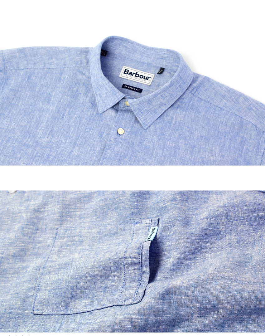 Barbour（バブアー） 半袖シャツ メンズ NELSON SHORT SLEEVED SUMMER
