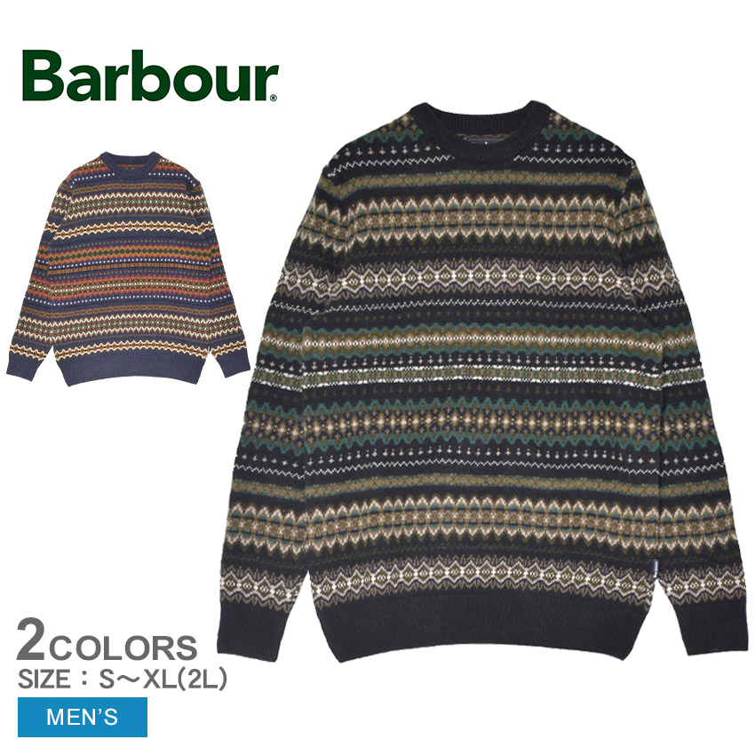 Barbour（バブアー） ニット メンズ Case Fair Isle Crew BARBOUR
