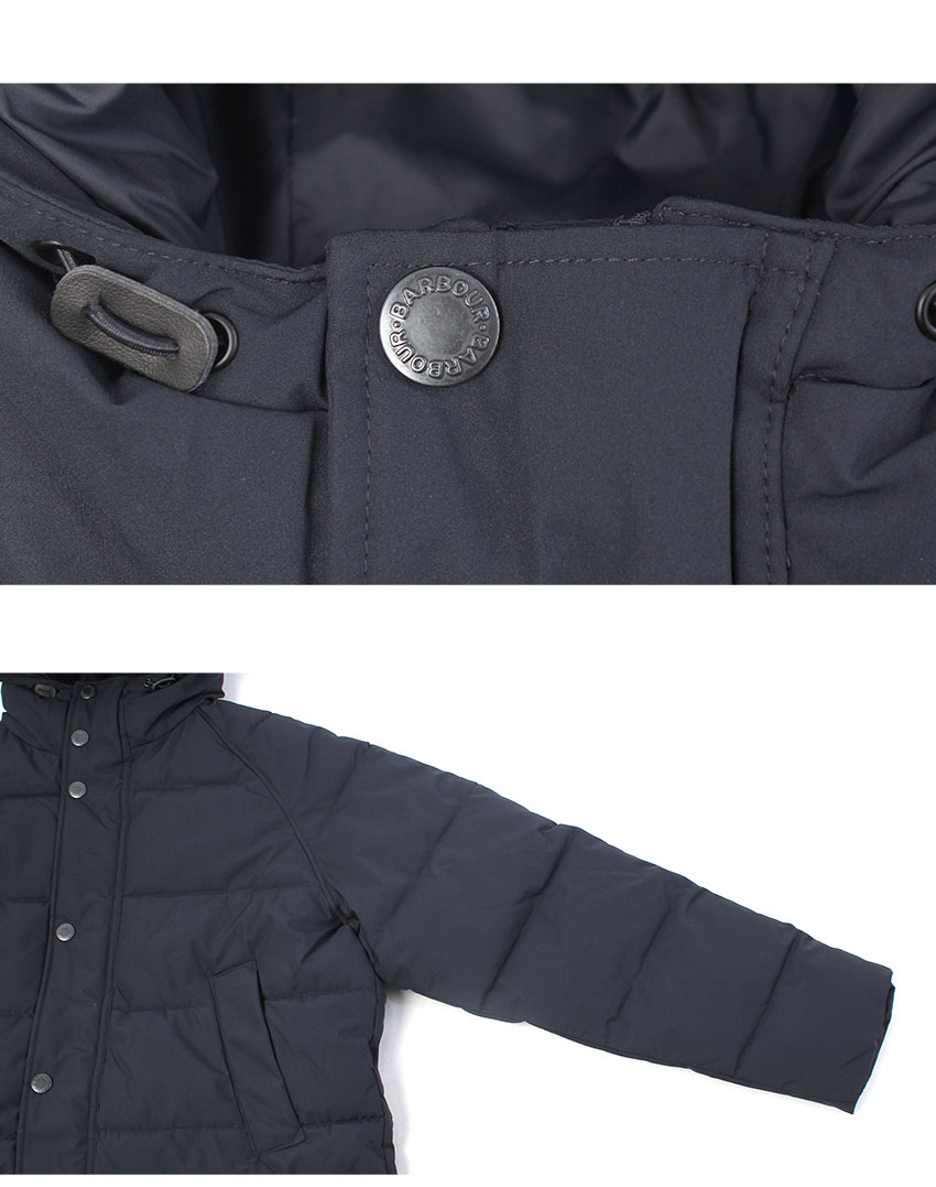 Barbour（バブアー） ジャケット メンズ フーデッド ビデイル パファー
