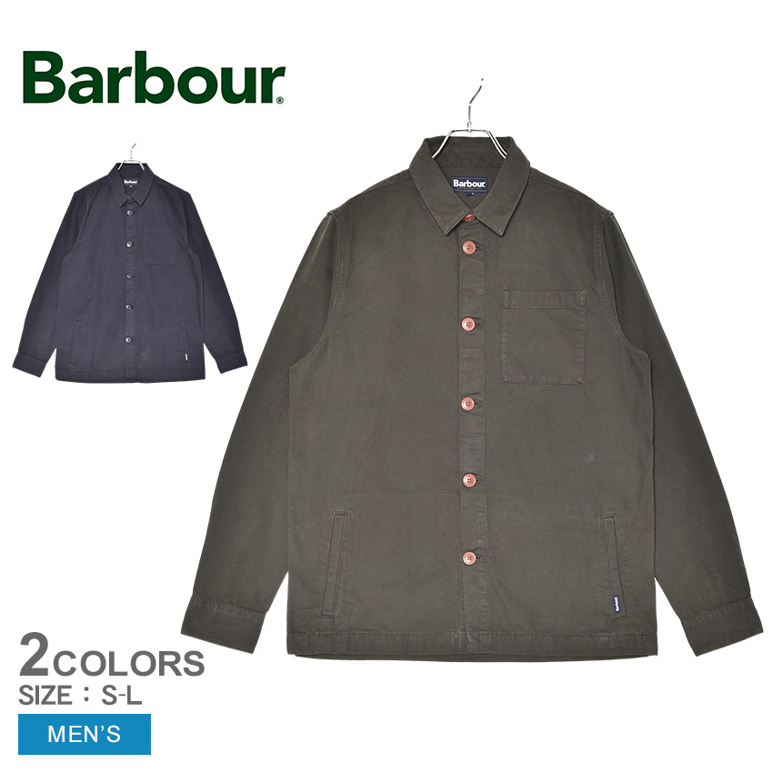 ほ*も様 barbour　オリーブ 40 長袖シャツ 2622-0208-1.jpg