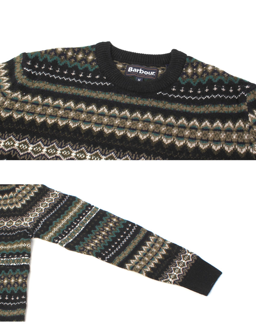Barbour（バブアー） ニット メンズ Case Fair Isle Crew BARBOUR