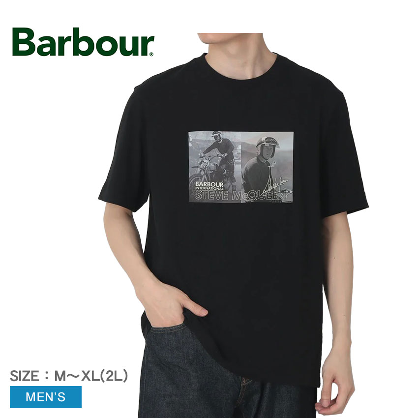 Barbour（バブアー） 半袖Tシャツ メンズ ヘレン フォトグラフィック