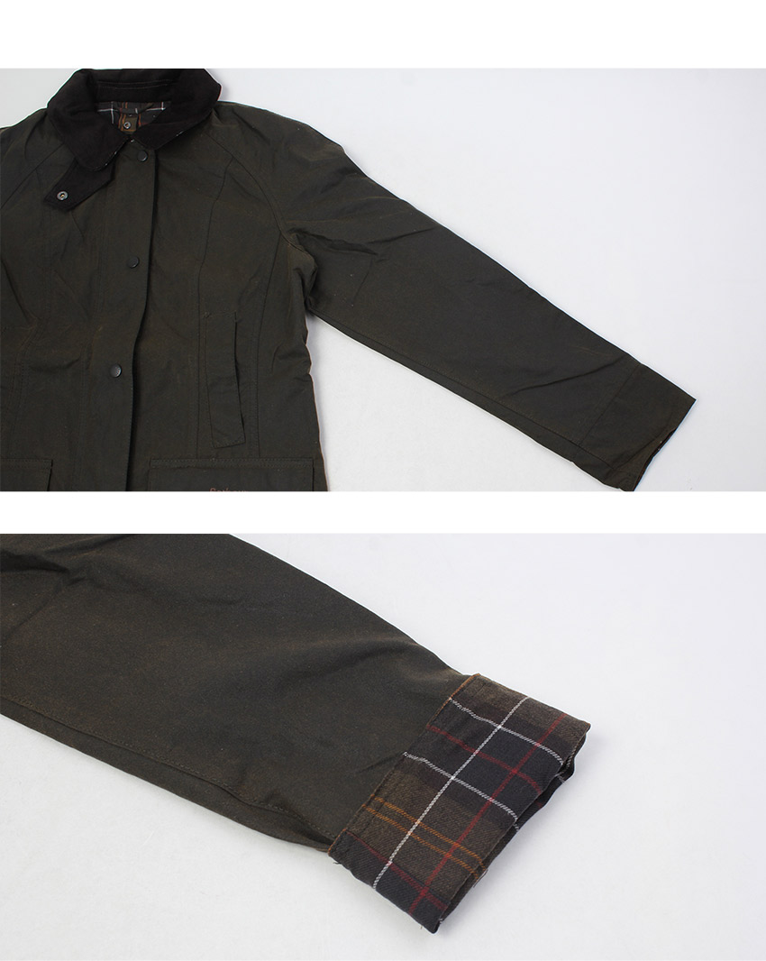 【再値下げ！Barbour 】バブアーアビーレディースＭグリーンオイルジャケ Barbour（バブアー） ジャケット レディース クラシック ビードネル