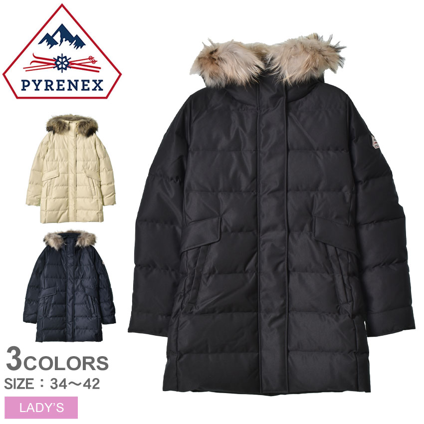 Pyrenex ピレネックス グルノーブル ラクーンファー ダウン 40 PYRENEX＞Grenoble ファー付きダウンジャケット｜ダウン/中綿