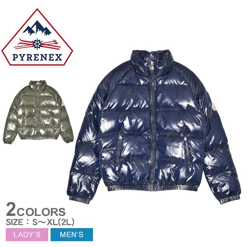 PYRENEX ネイビー ダウンジャケット JP 36 美品 Pyrenex（ピレネックス） ダウンジャケット メンズ レディース