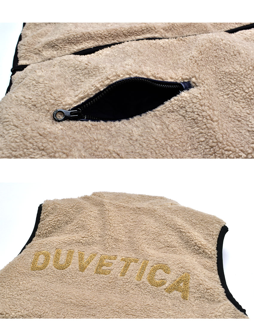 DUVETICAデュペティカ　 ダウンベスト　ダブルジップフード　ホワイト　38 DUVETICA 送料無料 デュベティカ ダウンベスト メンズ ブランド