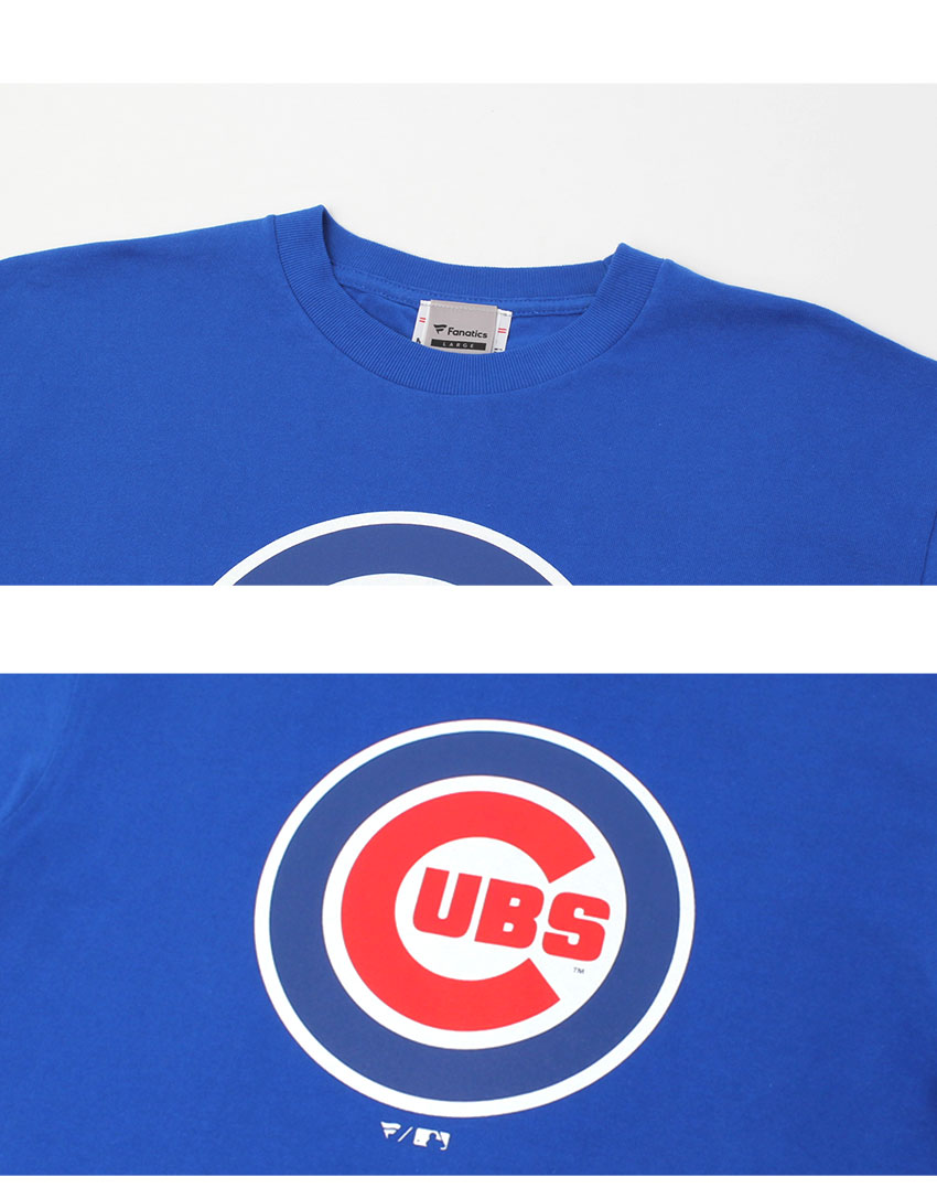 極美品 Majestic MLB CICAGO CUBS DRYポロシャツ M Fanatics（ファナティクス） （ネコポス配送） メンズ FANATICS