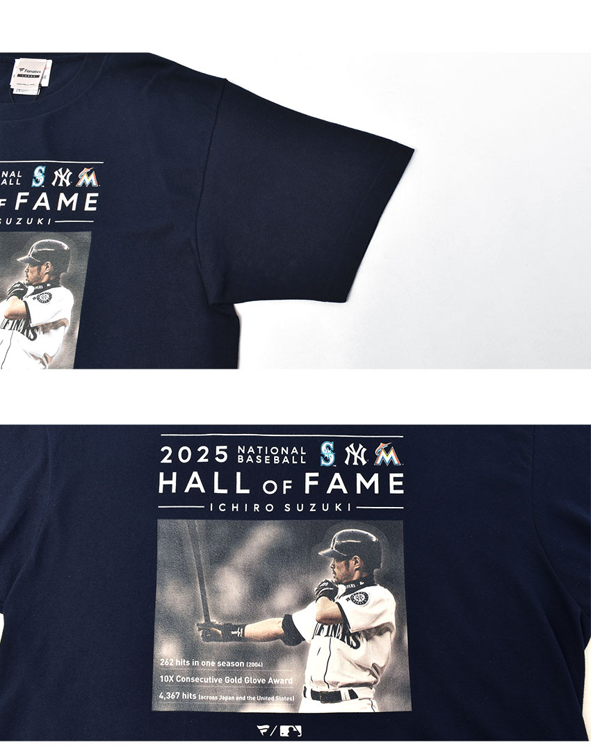 Fanatics ファナティクス 半袖Tシャツ メンズ イチロー HOF記念