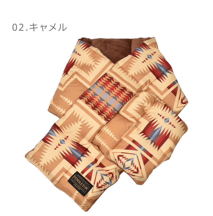 【美品】ペンドルトン マフラー ベージュ PENDLETON ペンドルトン マフラー ユニセックス UC DOWN MUFFLER