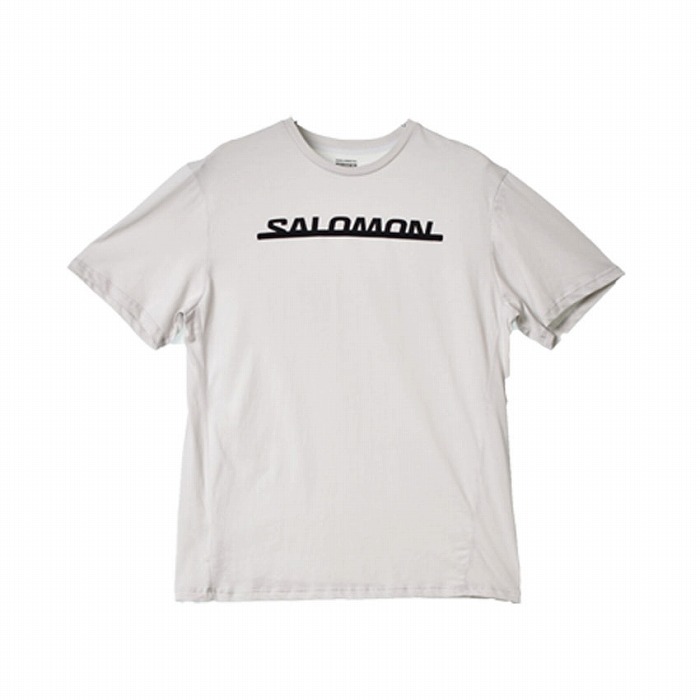 （ゆうパケット送料無料） サロモン 半袖Tシャツ メンズ ESSENTIAL LOGO SS TEE SALOMON LC2029500 LC2029600 黒 ホワイト 白 半袖 運動｜z-craft｜03