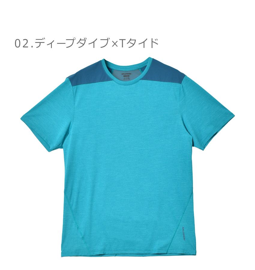SALOMON tシャツ SALOMON/サロモン LOGO RX TEE M メンズ