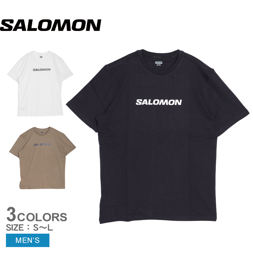 SALOMON （ネコポス配送） サロモン 半袖Tシャツ メンズ LOGO
