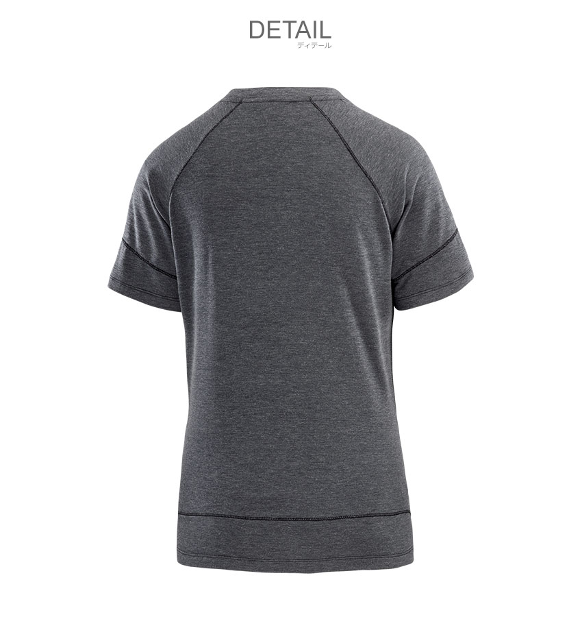 サロモン 半袖Tシャツ レディース ランライフ Tシャツ SALOMON LC2026300 黒 クルーネック 半袖 スポーティ SALOMON サロモン 半袖Tシャツ レディース ランライフ Tシャツ