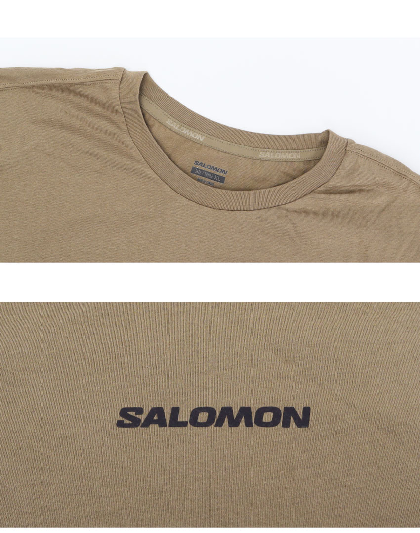 SALOMON（サロモン） 長袖Tシャツ メンズ LOGO PERFORMANCE LS TEE