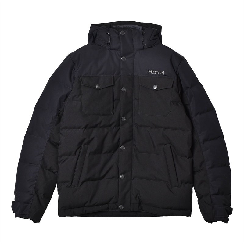 送料無料 マーモット ダウンジャケット メンズ Fordham Jacket MARMOT 73870 ブラック 黒 ベージュ カーキ アウター 厚手  フード付き 上着