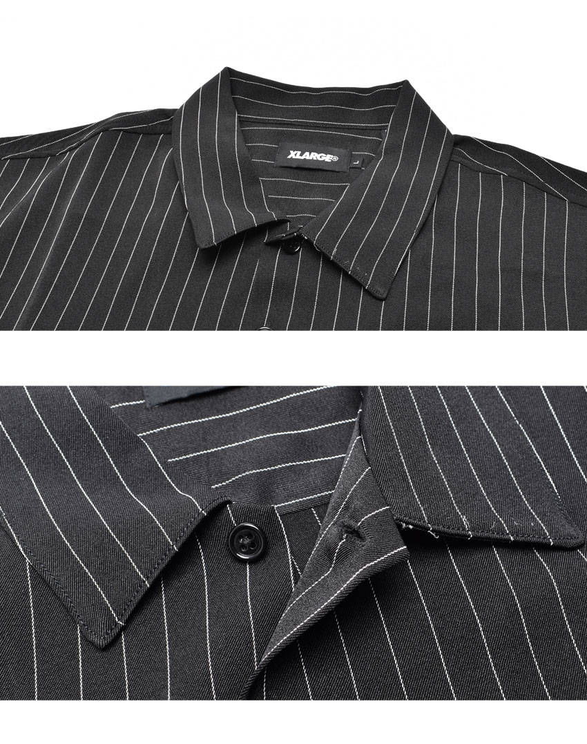Cph/Golf™ エクストララージ・ナイロンシャツ　ブラック z-craft_26630025