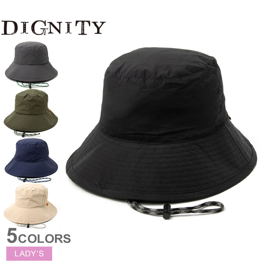 ディグニティ 帽子 レディース PARASOL HAT2 DIGNITY NT-6348 ブラック