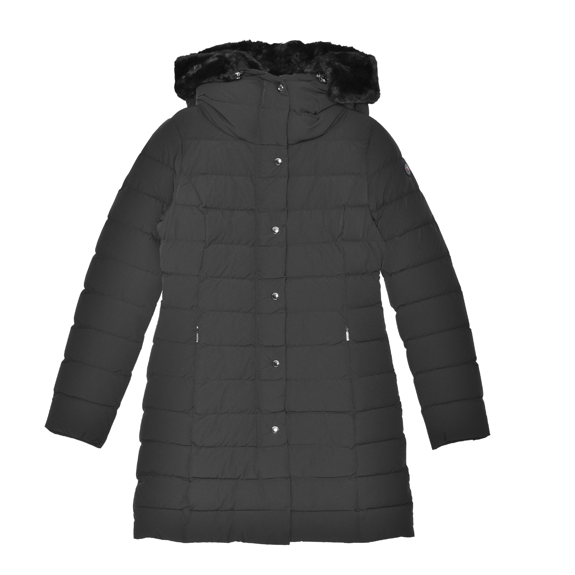 ケープホーン ダウンジャケット レディース サンタクルーズ エコファー CAPE HORN B2572 ブラック 黒 ホワイト 白 アウター 上着 | CAPEHORN | 02