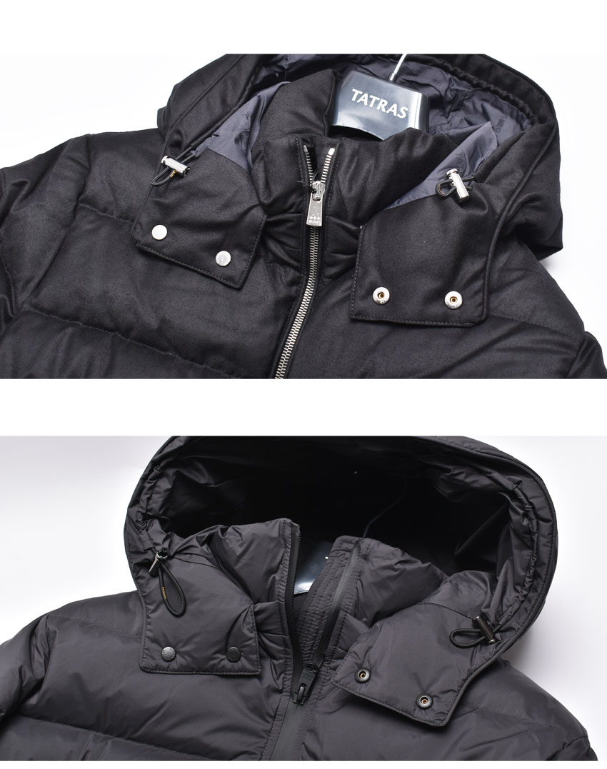 TATRAS ブラック MA-1 ダウンジャケット 予約 干場義雅×菅原靴店別注モデル】TATRAS タトラス MA-1 ダウン